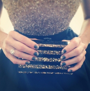 Monica Potter Golden Globes manicure